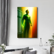 Green Guardian – Glass Wall Art by HMZ