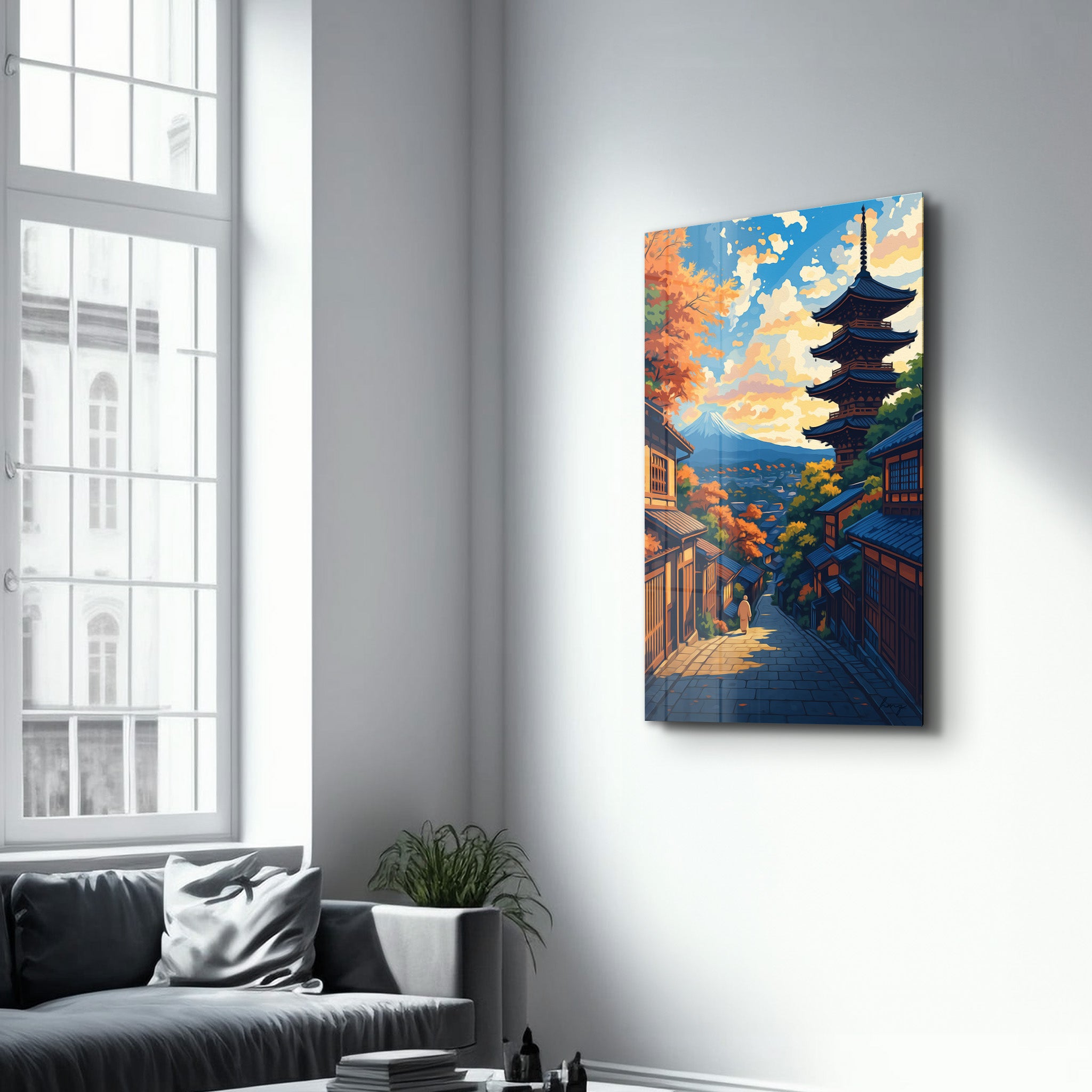 Kyoto Serenity – Glass Wall Art by HMZ