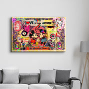 Love is the Answer by Mr. Pablo Costa – Glass Wall Art