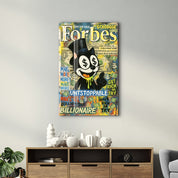 Make More Money - Billionaire Ambition Glass Wall Art