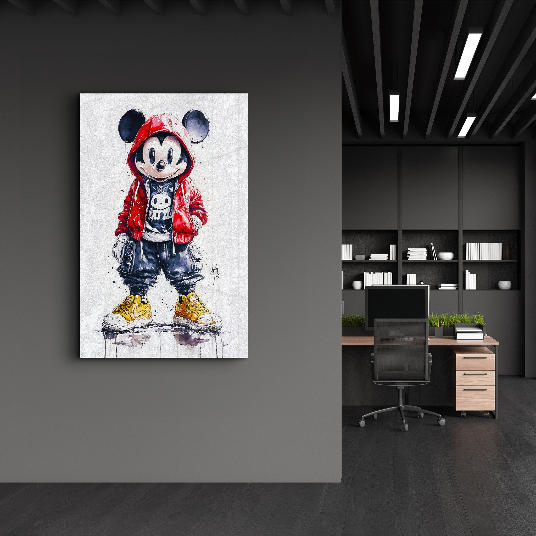 Mischief in the Streets - Glass Wall Art