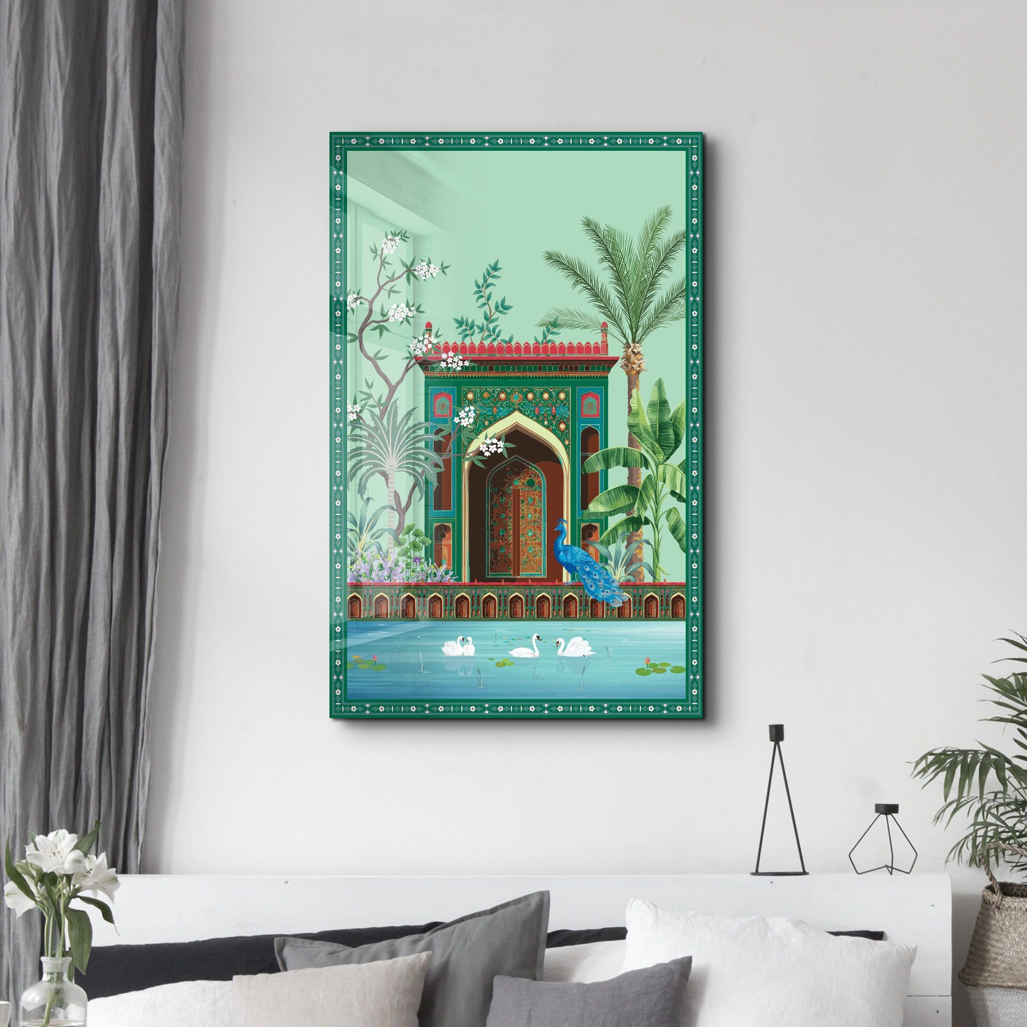 Palace Serenity – Glass Wall Art