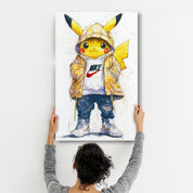 Pika Pika Reloaded - Glass Wall Art