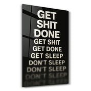 Productivity Spiral - Glass Wall Art