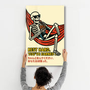 Rest Hard, You Have Earned It - Glass Wall Art