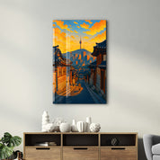 Seoul Glow – Glass Wall Art by HMZ