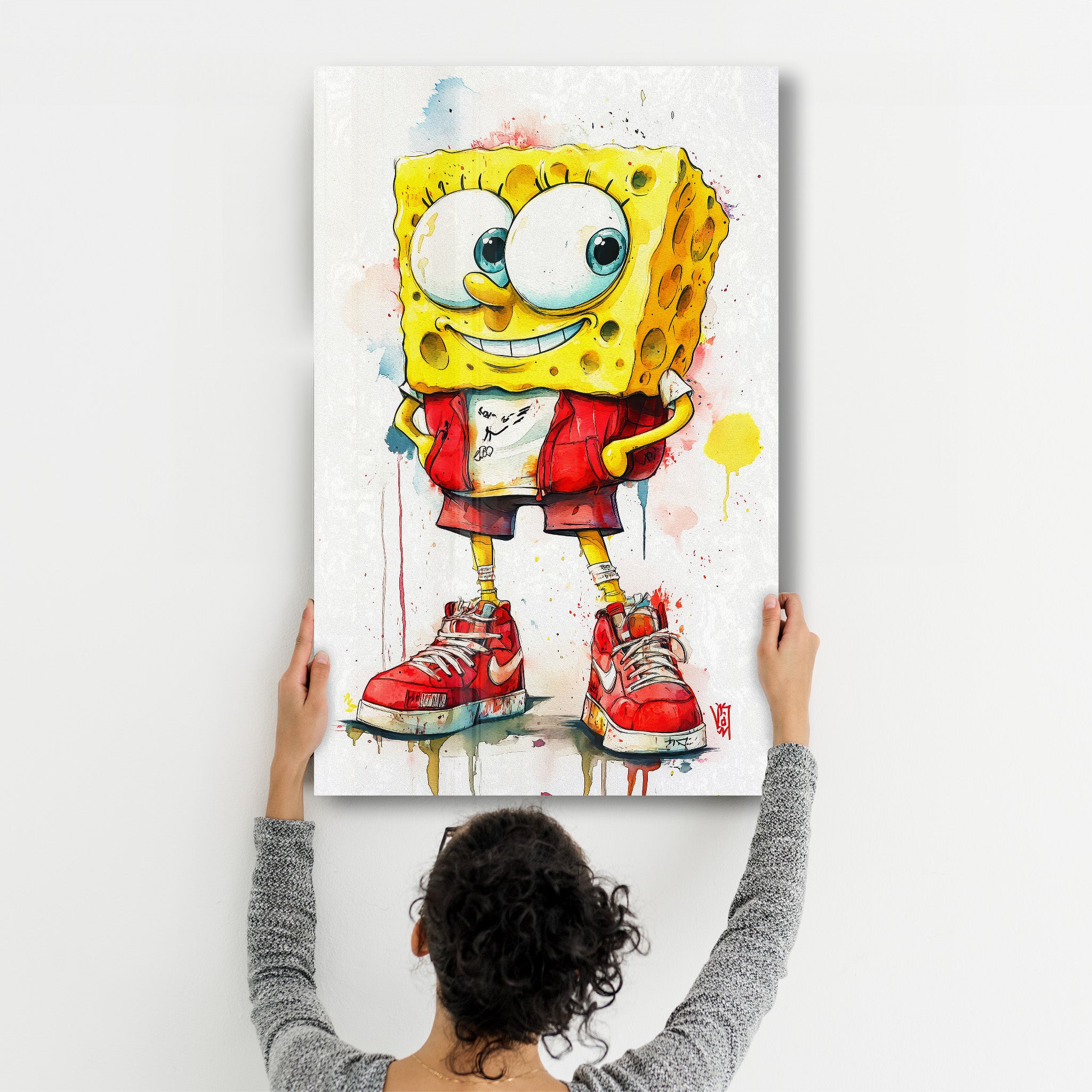 Sponge City Style - Glass Wall Art
