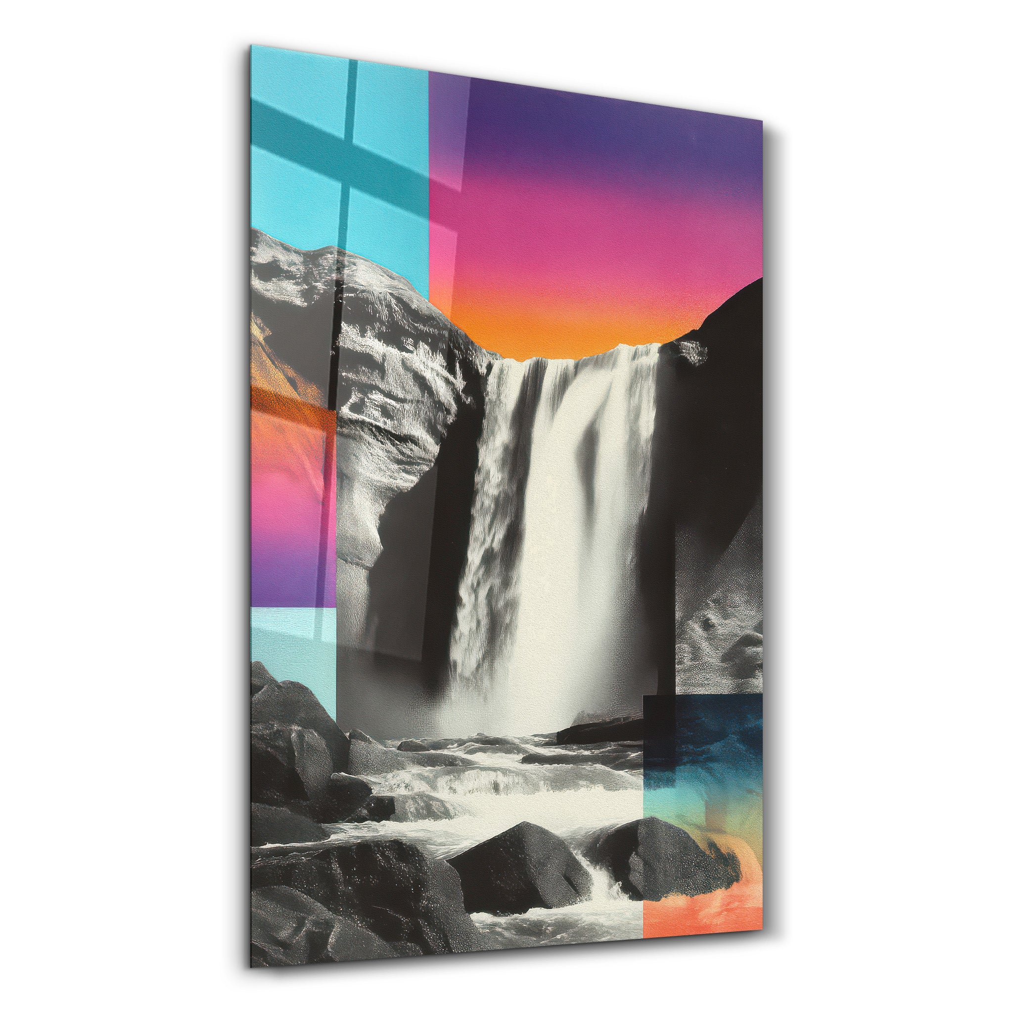 The Cascade Spectrum – Glass Wall Art