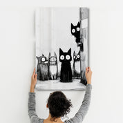 The Curious Gang – Glass Wall Art