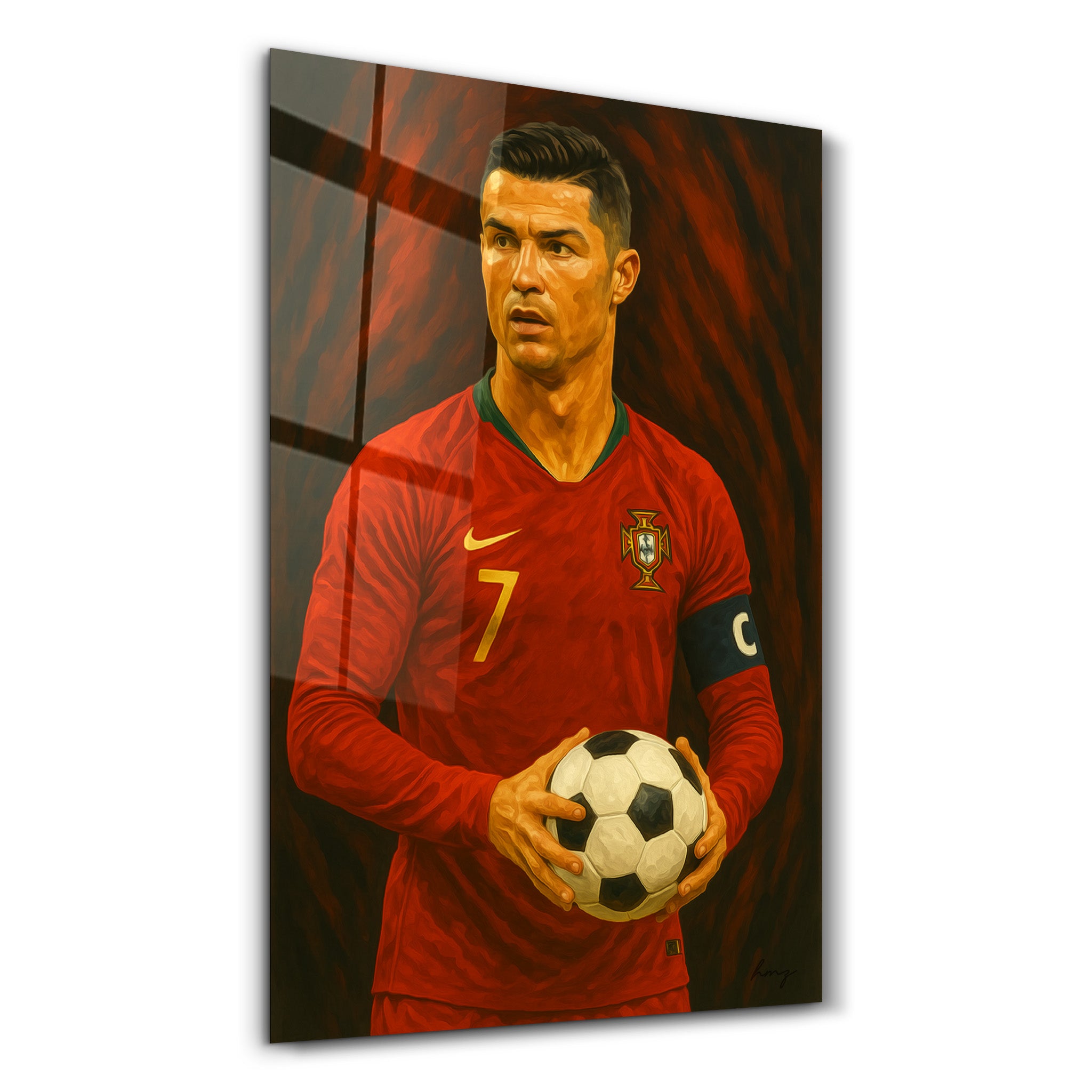 The Finisher – Glass Wall Art by HMZ