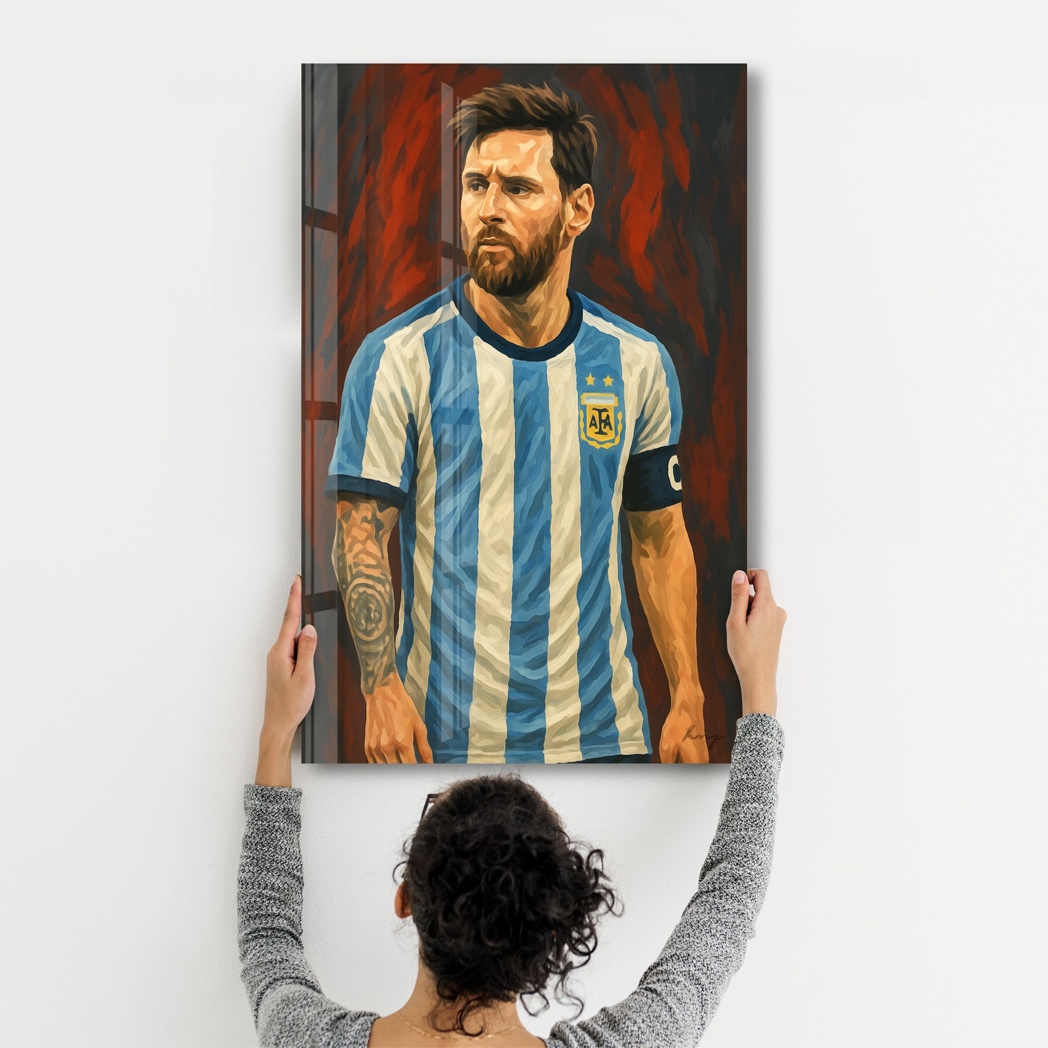 The Goat – Glass Wall Art by HMZ