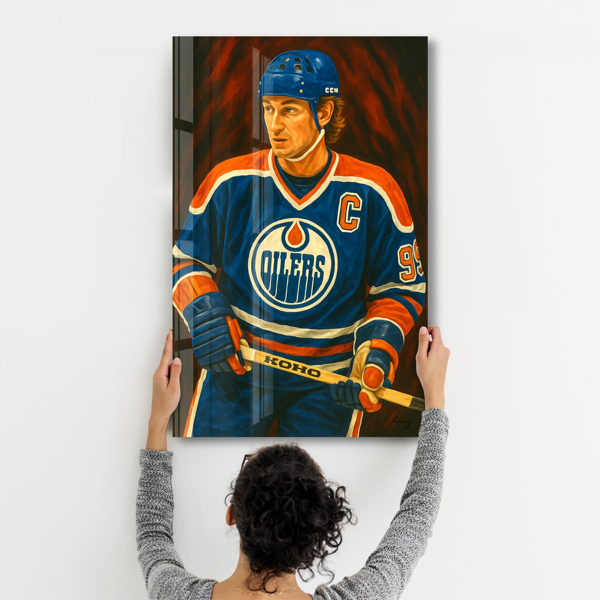 The Great One – Glass Wall Art by HMZ