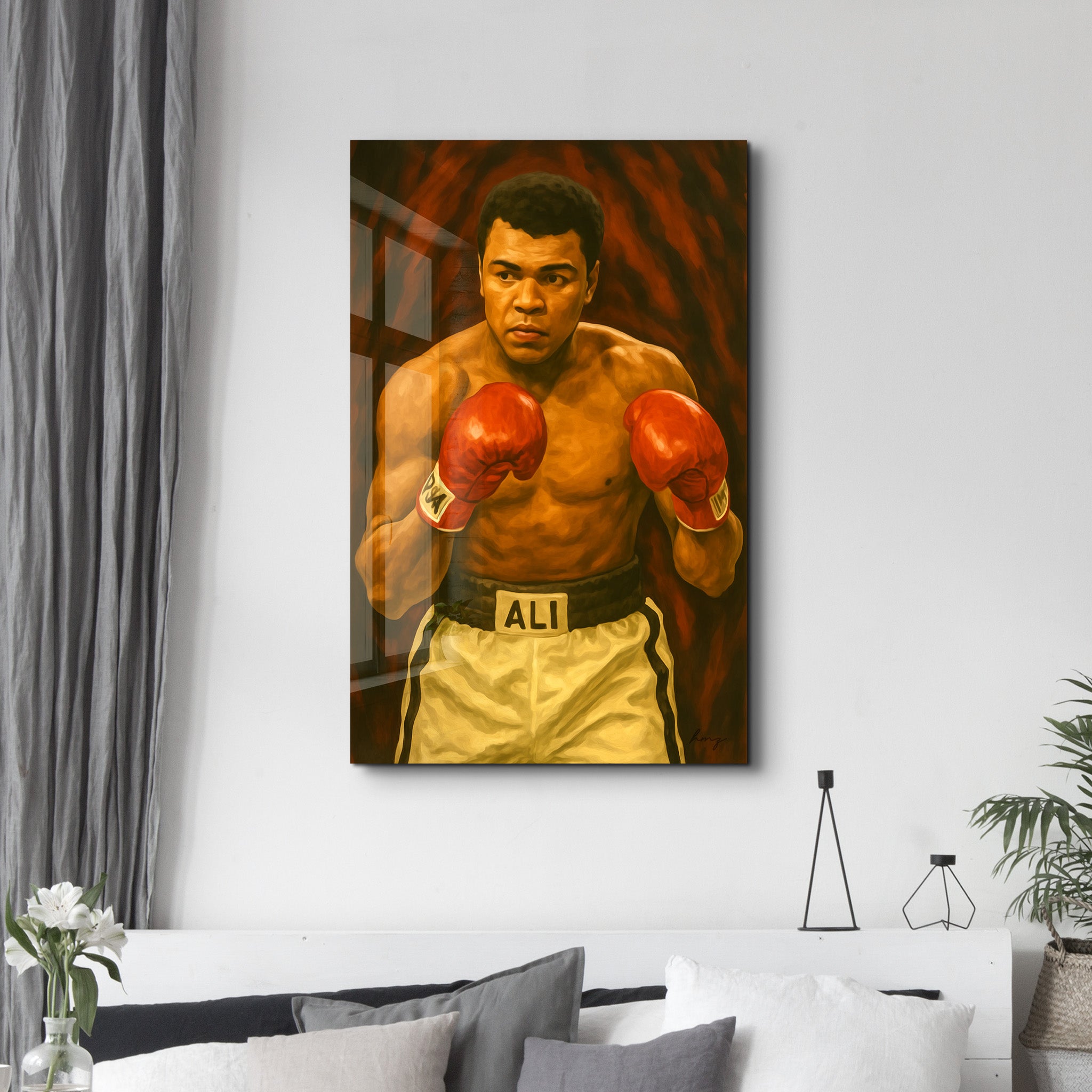 The Greatest – Glass Wall Art by HMZ