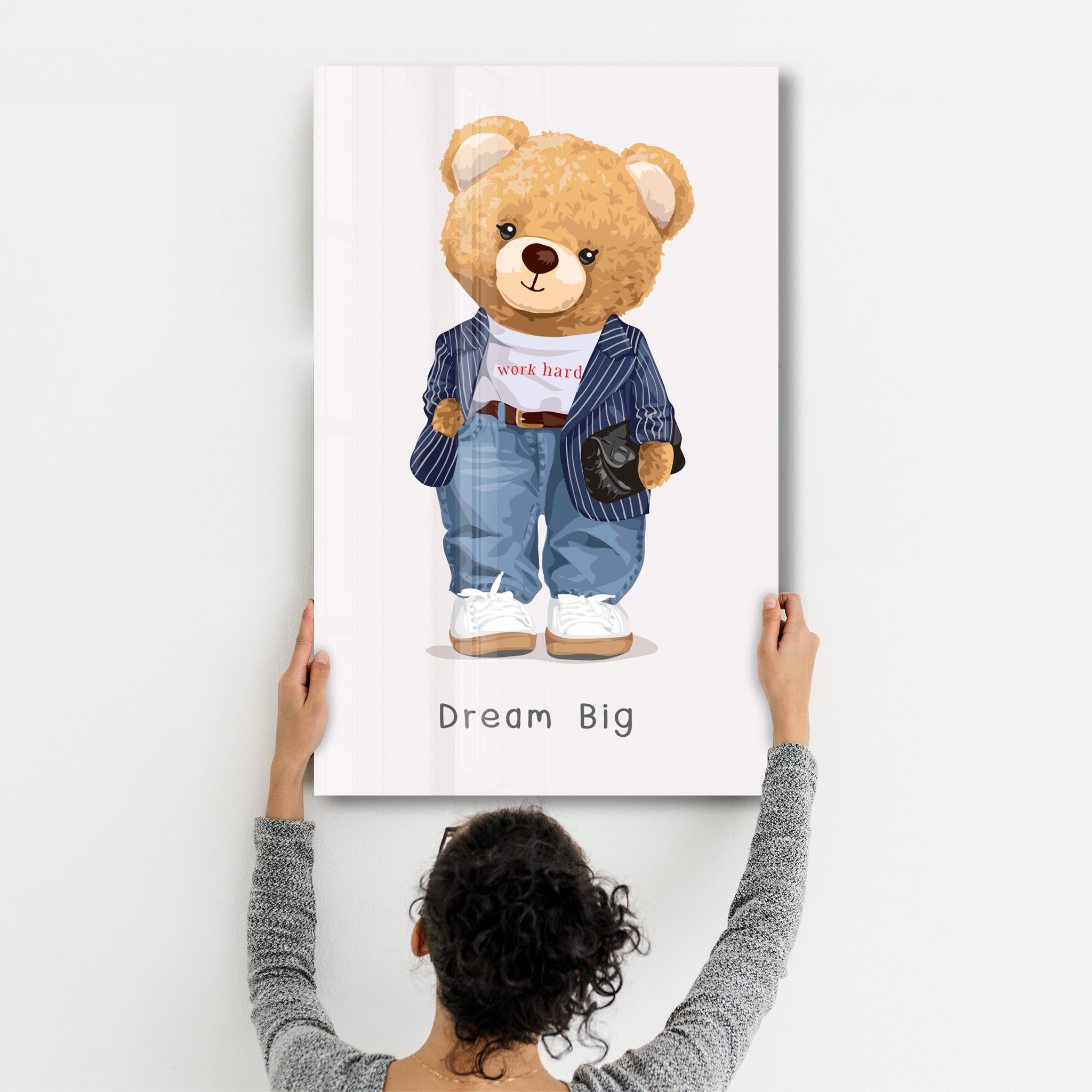 The Hustle Cub - Glass Wall Art