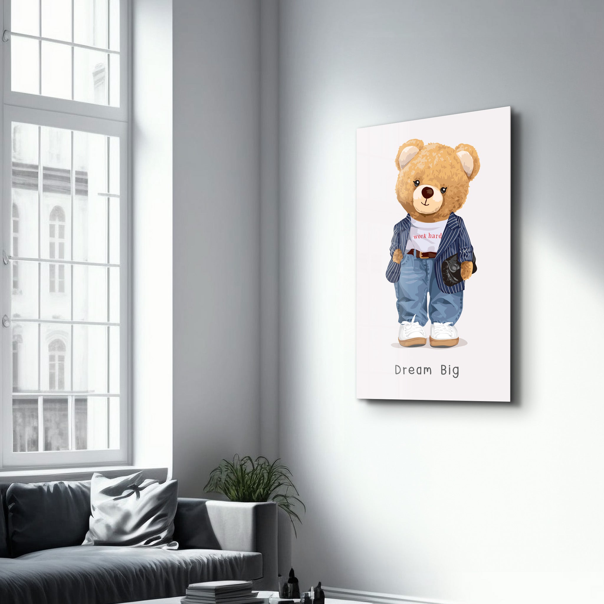The Hustle Cub - Glass Wall Art