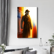 The Inkblot Vigilante – Glass Wall Art by HMZ