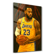 The King – Glass Wall Art by HMZ