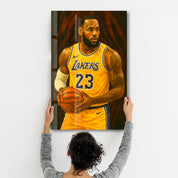 The King – Glass Wall Art by HMZ