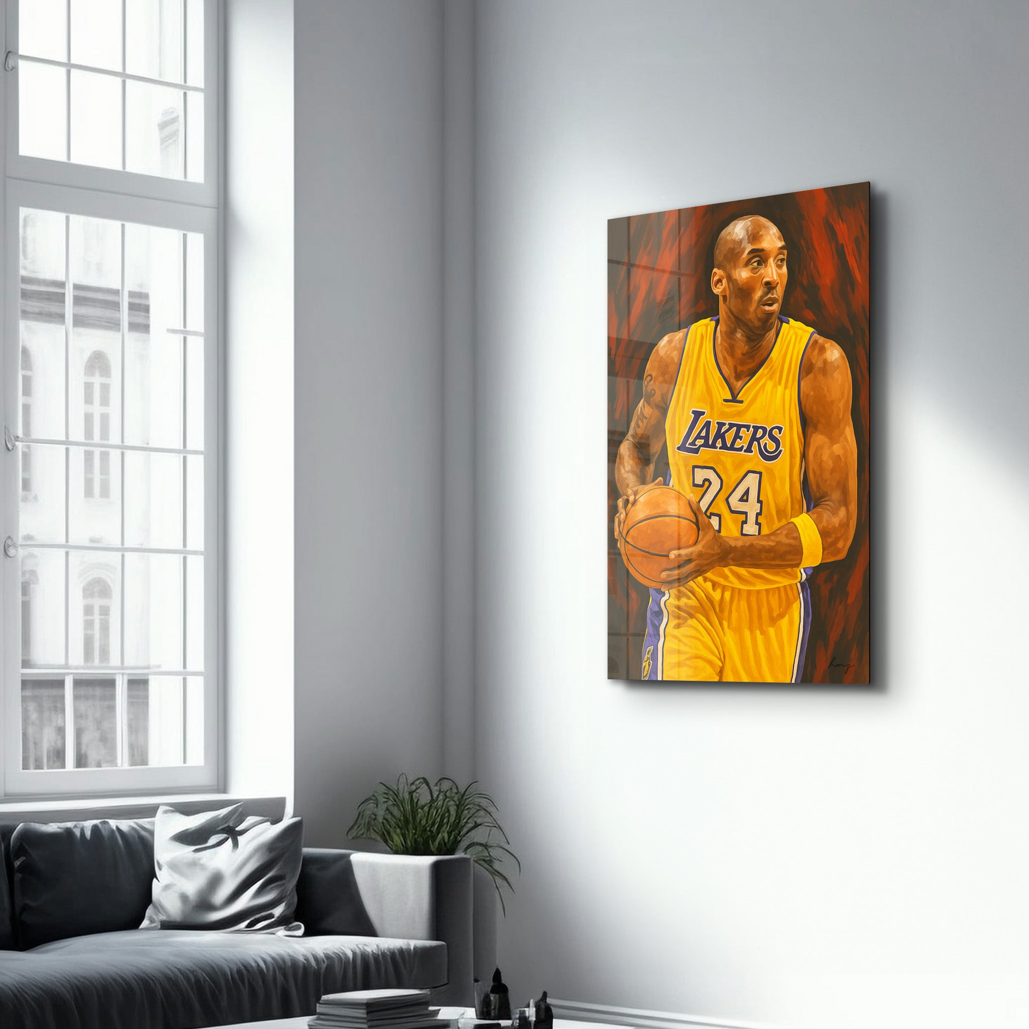 The Mamba – Glass Wall Art by HMZ