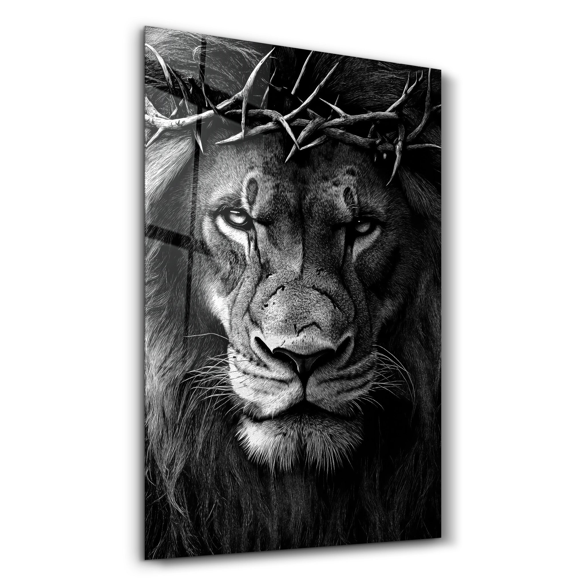 The Path of Strength - Glass Wall Art