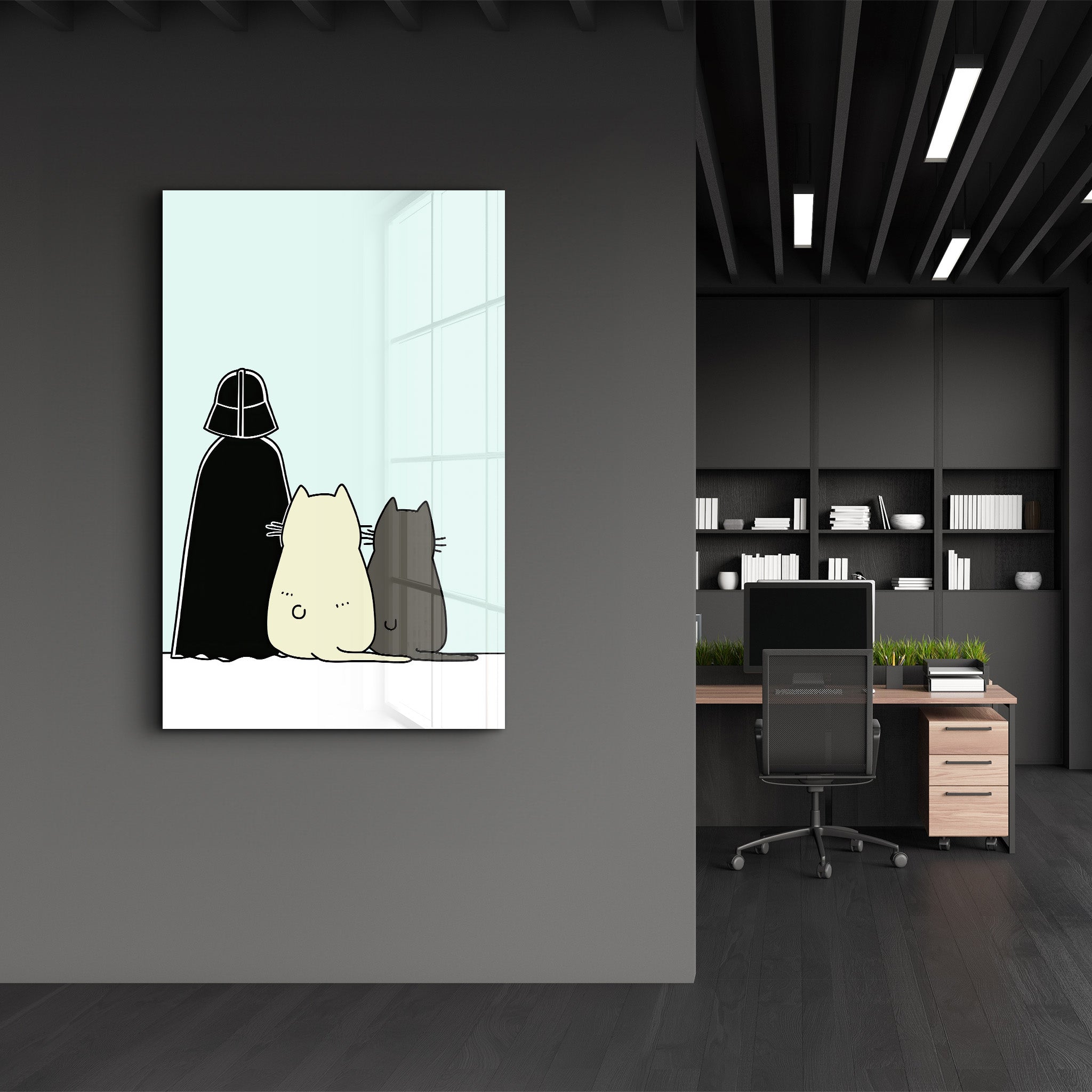 The Purr Side – Glass Wall Art