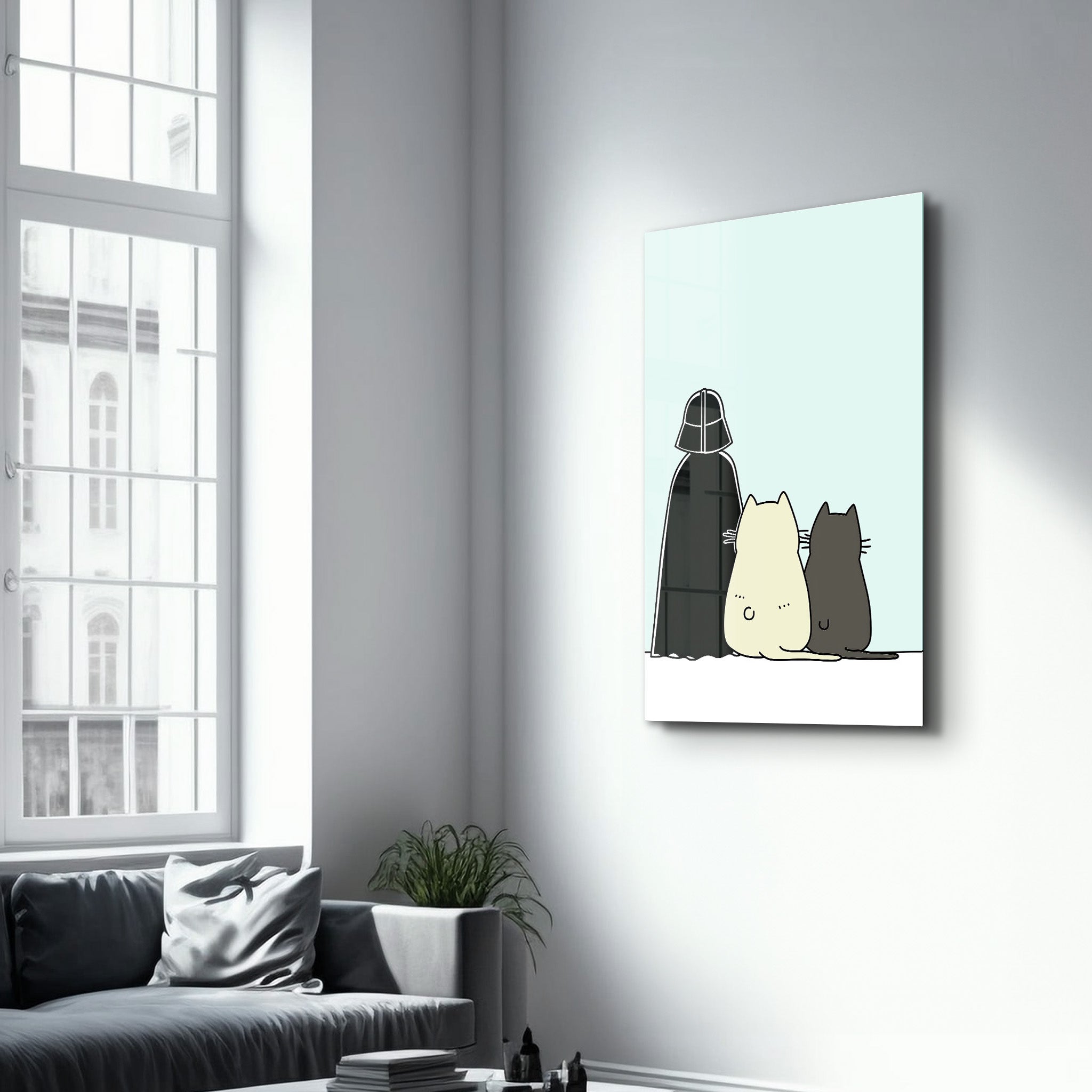 The Purr Side – Glass Wall Art