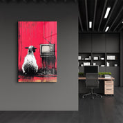 The Sheep Show – Glass Wall Art