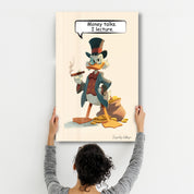 The Wealth Whisperer - Glass Wall Art