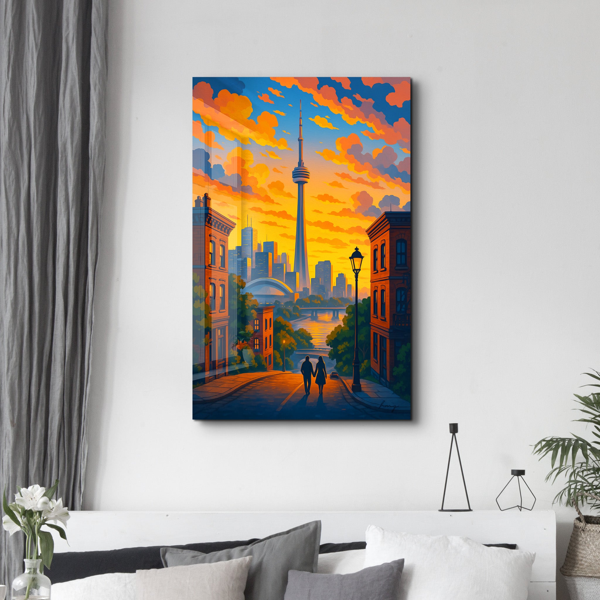 Toronto Skies – Glass Wall Art by HMZ
