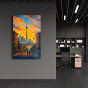 Toronto Skies – Glass Wall Art by HMZ