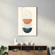 Triple Stack with Concentric Focus - Glass Wall Art