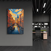 Venice Glow – Glass Wall Art by HMZ