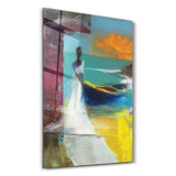 Whispers by the Shore | Glass Wall Art