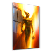 Wings of Vengeance – Glass Wall Art by HMZ