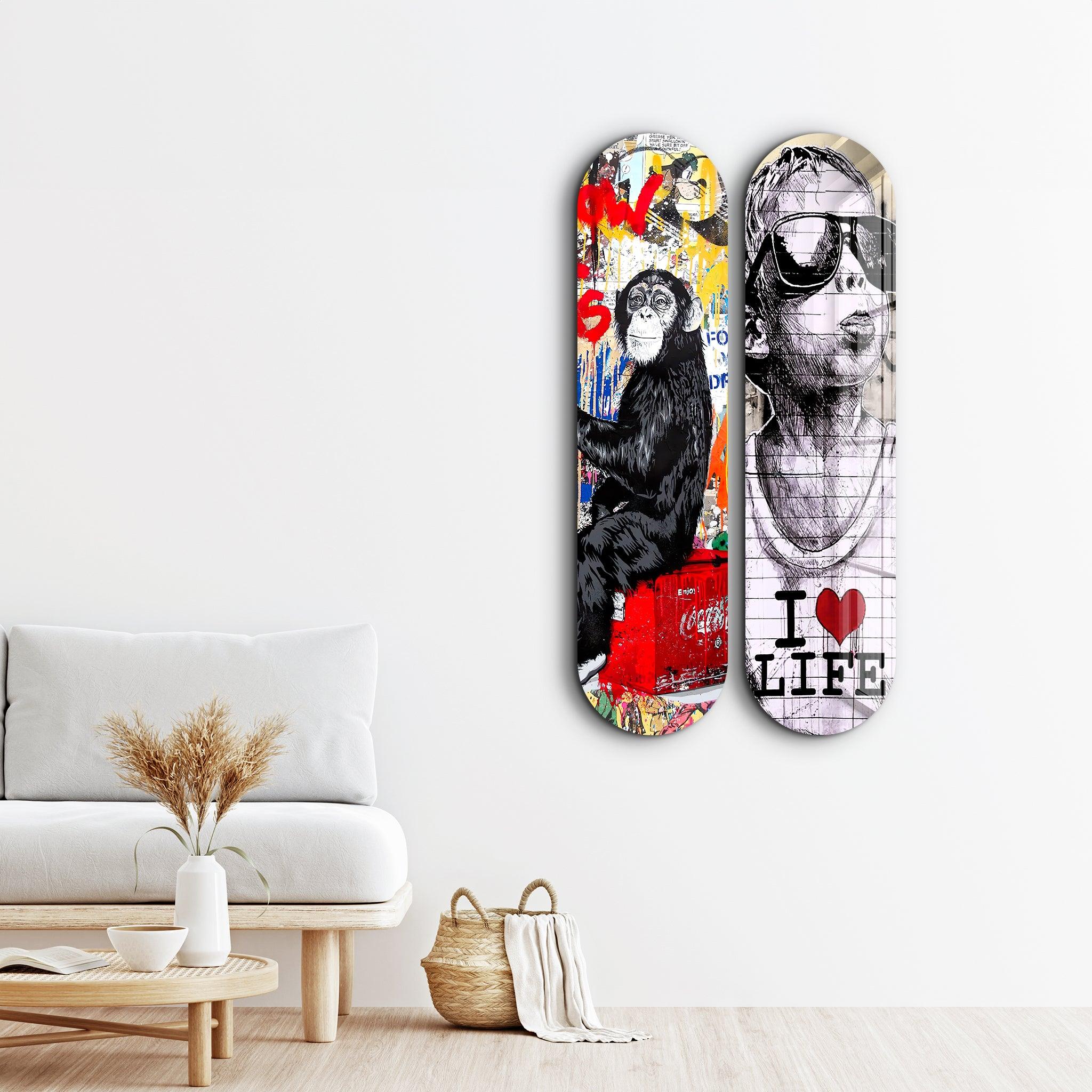 artdesigna-glass-wall-art-skateboard-32-x8-x-2-pcs-i-love-life-banksy-skateboard-glass-wall-art-64019383878013.jpg
