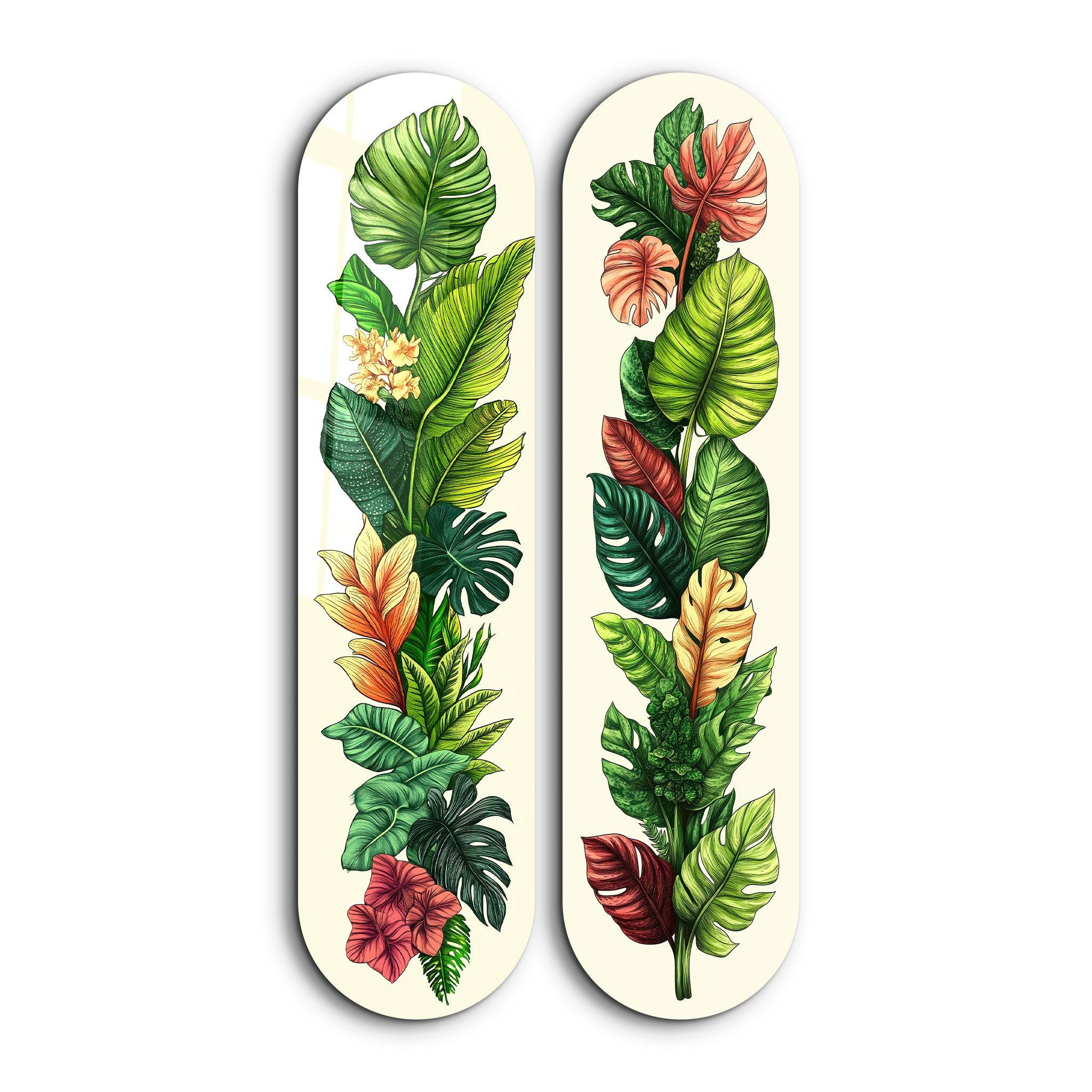artdesigna-glass-wall-art-skateboard-32-x8-x-2-pcs-tropical-paradise-skateboard-glass-wall-art-64029483270525.jpg
