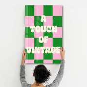 A Touch of Vintage | Glass Wall Art