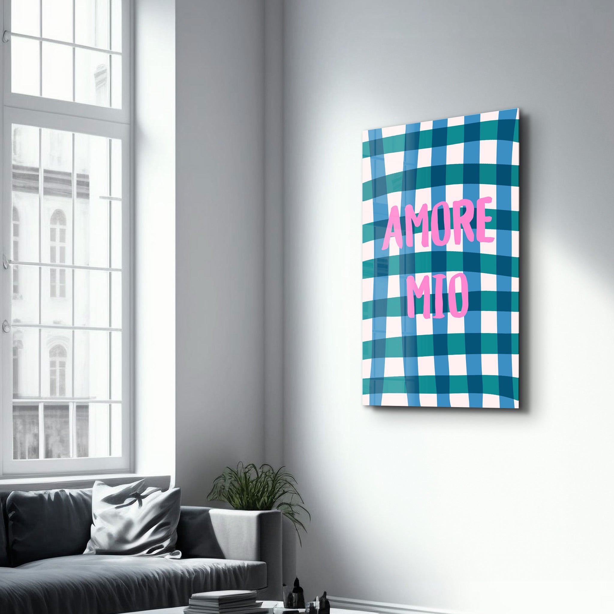 AMORE MIO | Glass Wall Art