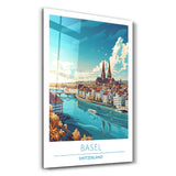 Basel Switzerland-Travel Posters | Glass Wall Art