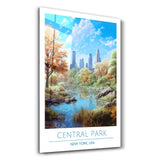 Central Park 1-New York USA-Travel Posters | Glass Wall Art