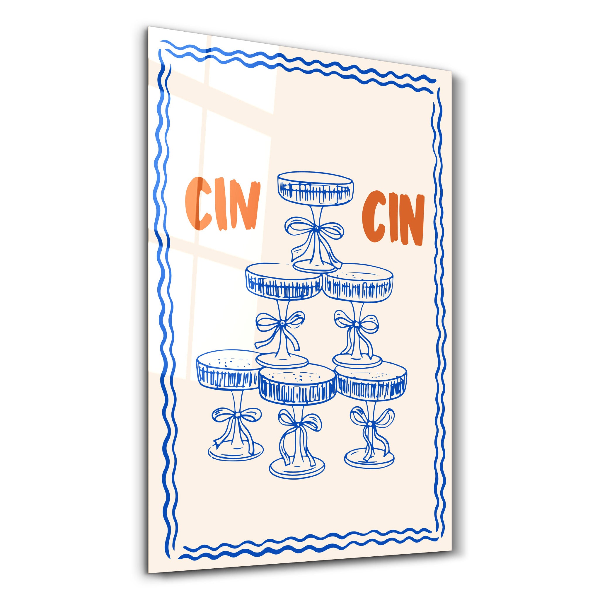 CIN CIN 2 | Glass Wall Art