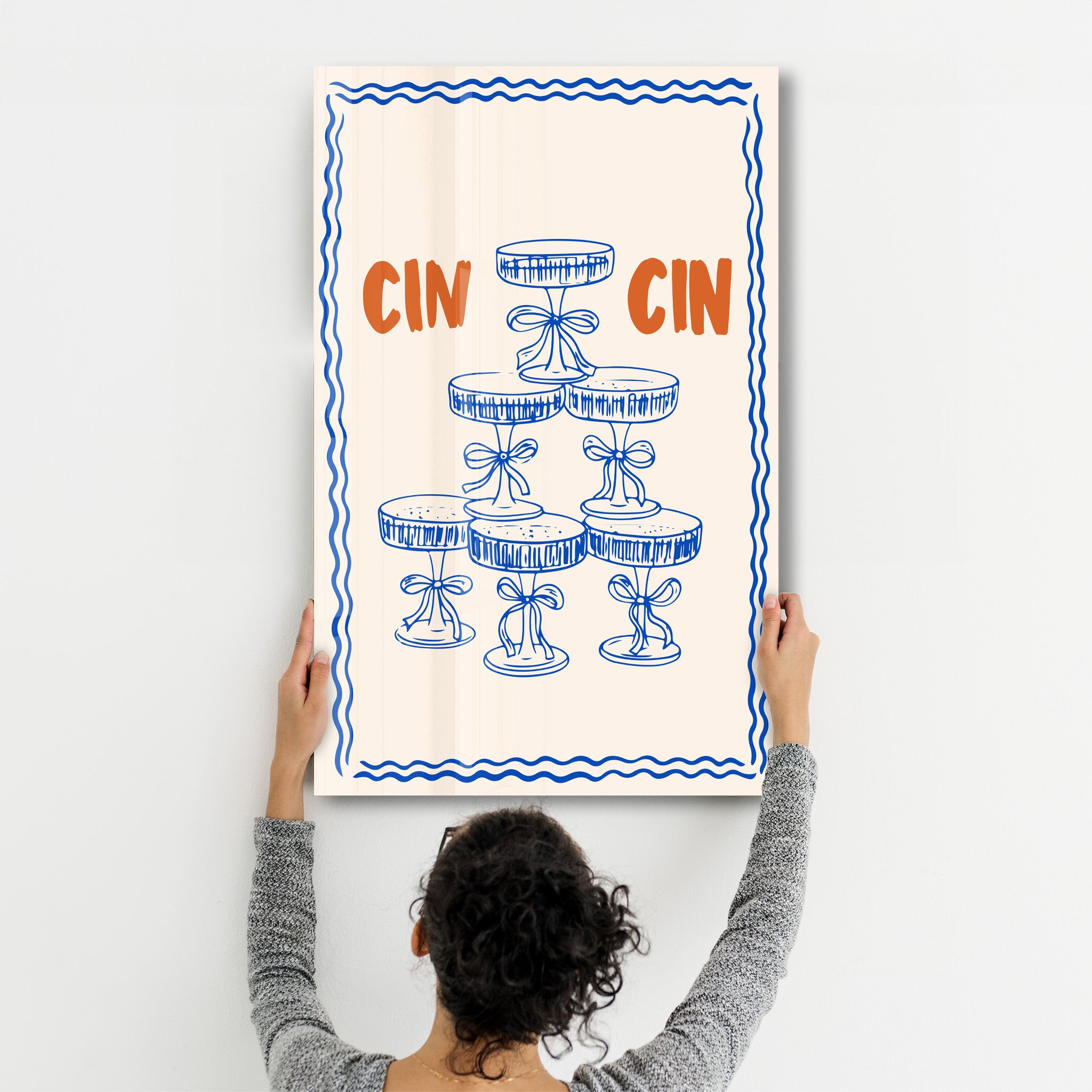 CIN CIN 2 | Glass Wall Art