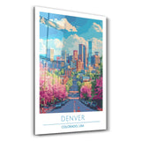 Colorado Denver-USA-Travel Posters | Glass Wall Art