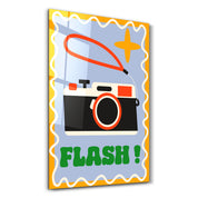 FLASH! | Glass Wall Art
