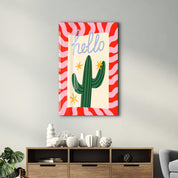Hello! | Glass Wall Art - Artdesigna