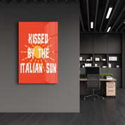 Kissed by the Italian Sun | Glass Wall Art