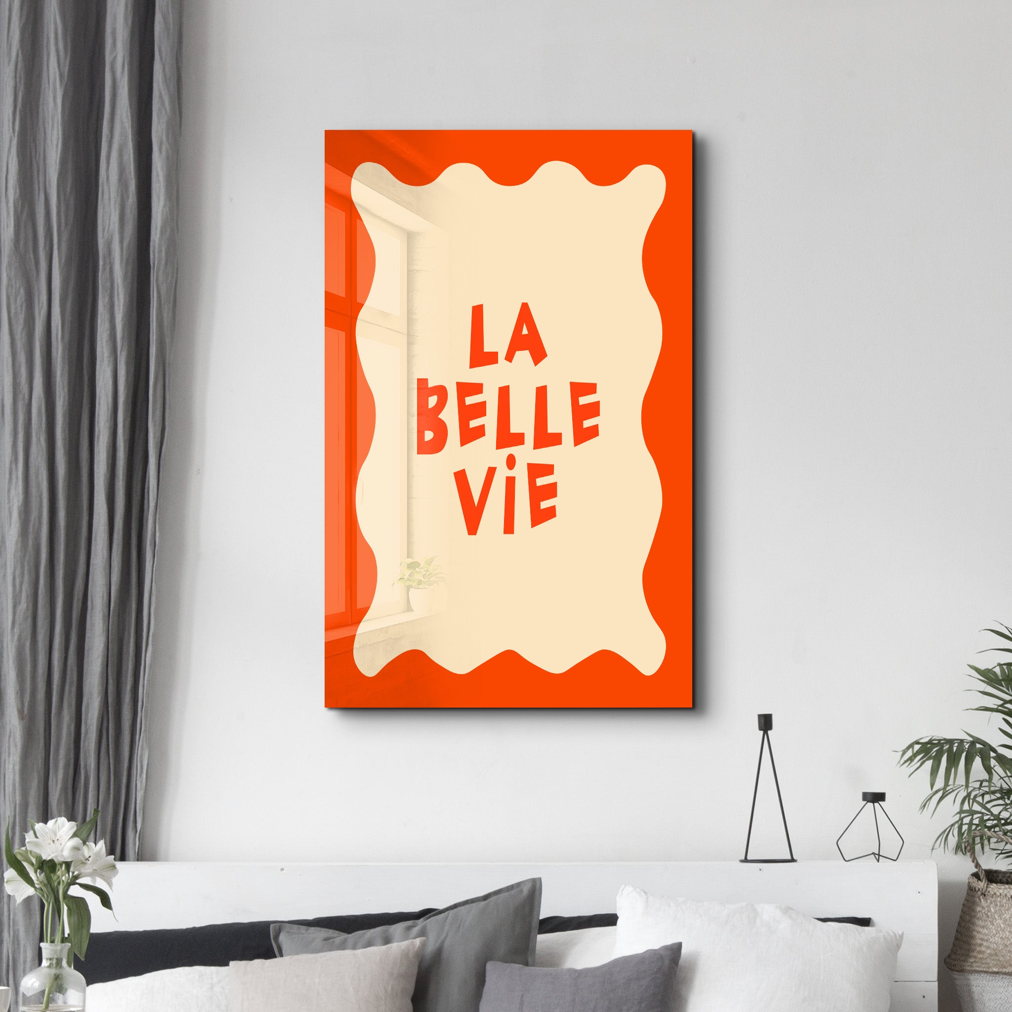 La Belle Vie | Glass Wall Art