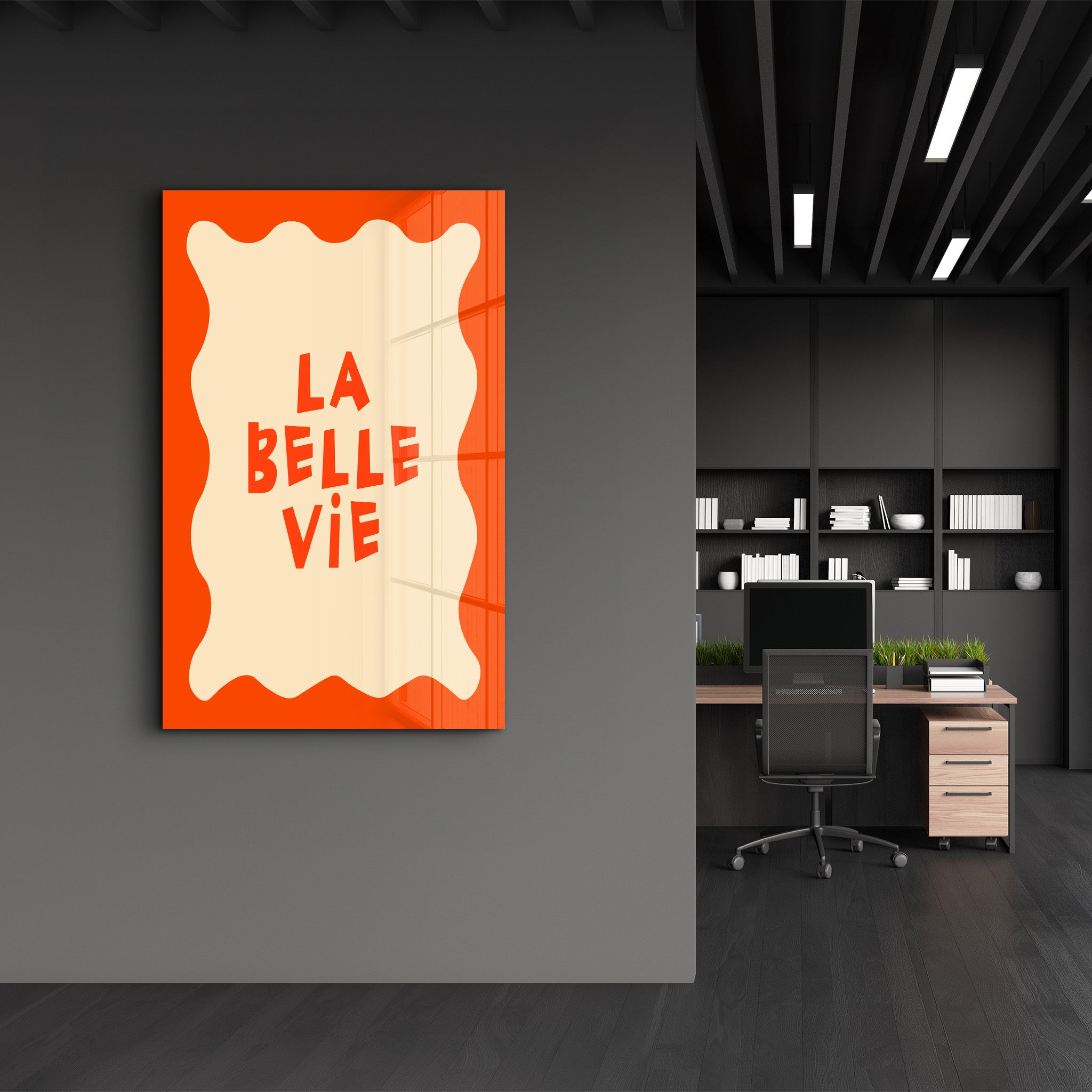 La Belle Vie | Glass Wall Art