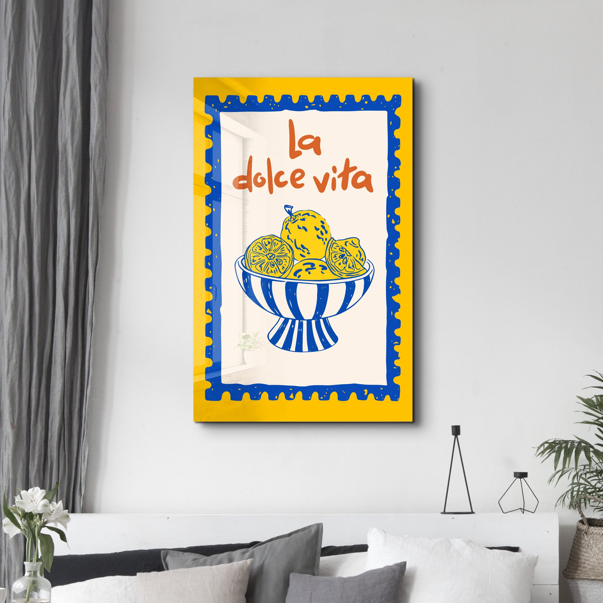 La Dolce Vita | Glass Wall Art