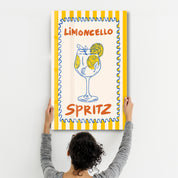 Limoncello Spritz | Glass Wall Art
